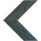 Ekena Millwork 13"W x 16"H x 3/4"D Vintage Farmhouse 3 1/2" Chevron, Barnwood Decor Collection, Driftwood Blue DECR13X16X075CHVBU - alternate 4